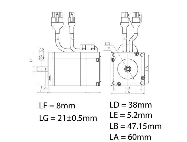 close loop nema 23 47mm