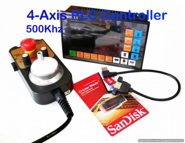 4 Axis PLC Controller 500KHz