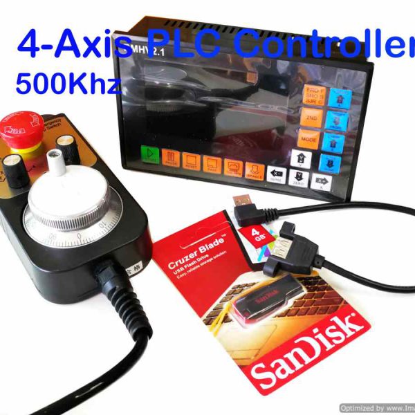 4 Axis PLC Controller 500KHz