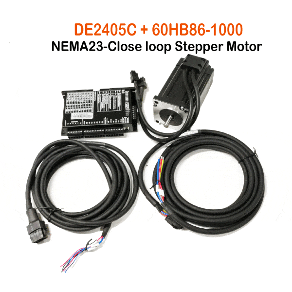 DE2405C+60HB86-1000-close-loop-stepper-motor