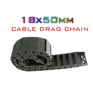 กระดูกงู 18X50mm Cable Drag Chain