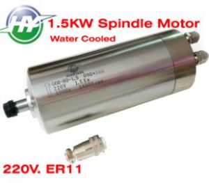 1.5KW 220V ER11 Water-Cooled HY Spindle Motor