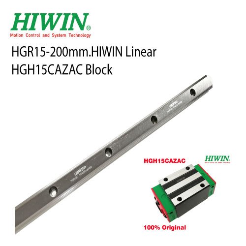 HGR15-200mm.HIWIN-Linear+HGH15CAZAC-Block