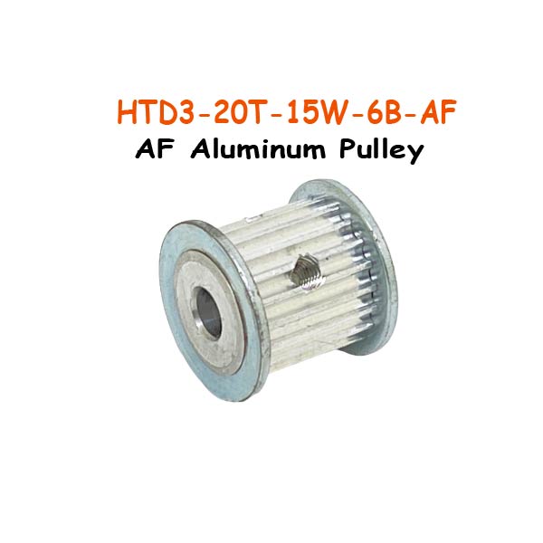 พลูเล่ HTD3-20T-15W-6B-AF Aluminum Pulley