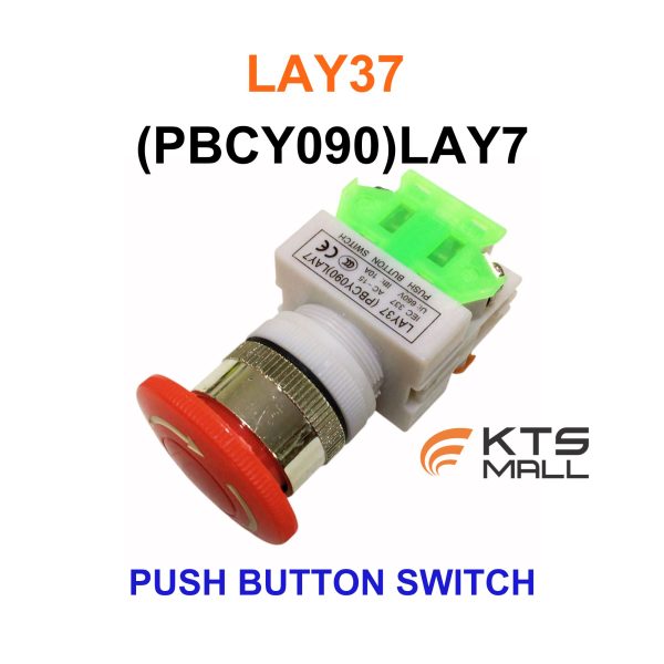 Button switch ชนิด 2 contact 1 NC Port 1 NO port