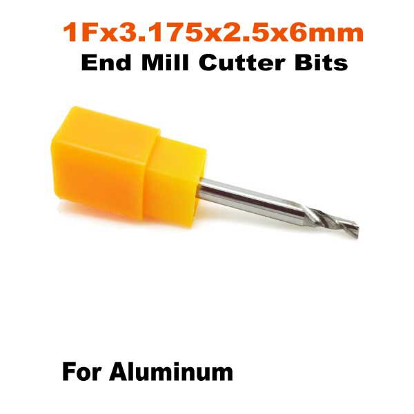 1Fx3.175x2.5x6mm-Aluminum-Bits