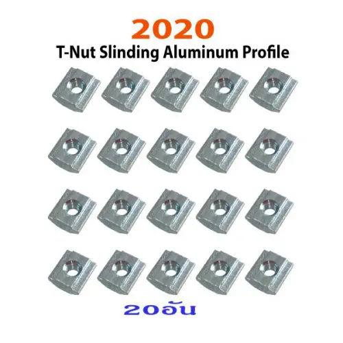 20pcs  2020T-Sliding Nut