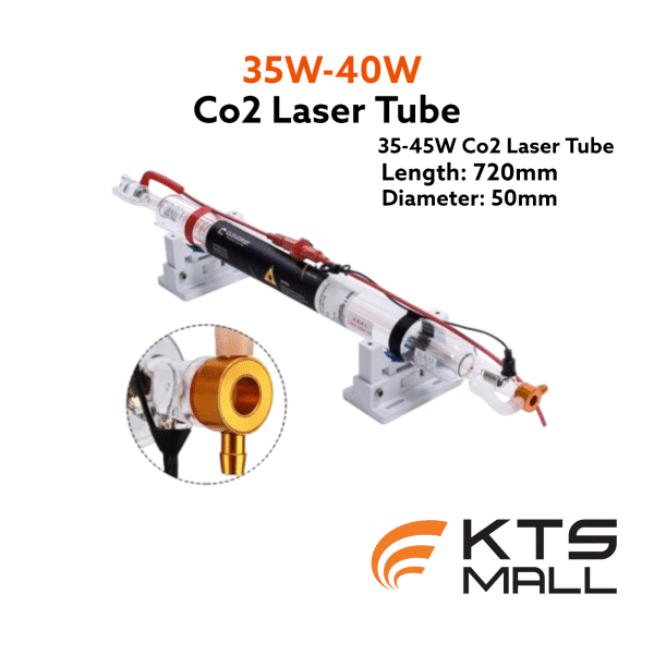 35-45W Co2 Laser tube