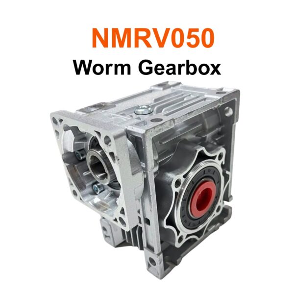 NMRV050 Worm Gearbox สำหรับ Servo Motor หน้าแปลนรูน็อตเส้นผ่าศูนย์กลาง 80-90มม
