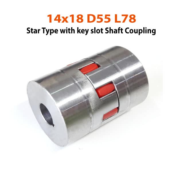 14x18-D55L78-XL2-Star-Type-with-key-slot-Shaft-Coupling