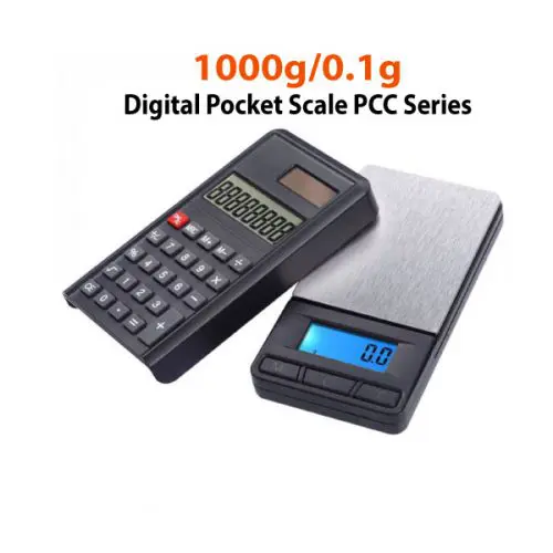 เครื่องชั่งดิจิตอลแบบพกพก 1000g-x-0.1g-Digital-Pocket-Scale-PCC-Series