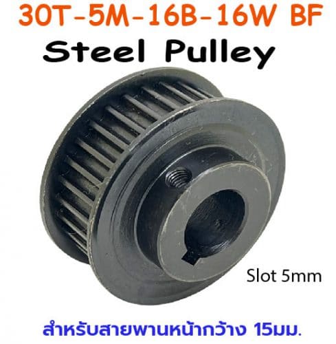 30T-5M-16B-16W BF Steel Pulley (2)