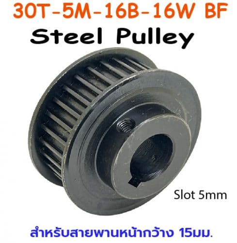 HTD5-30T-5M-16B-16W BF Steel Pulley (2)