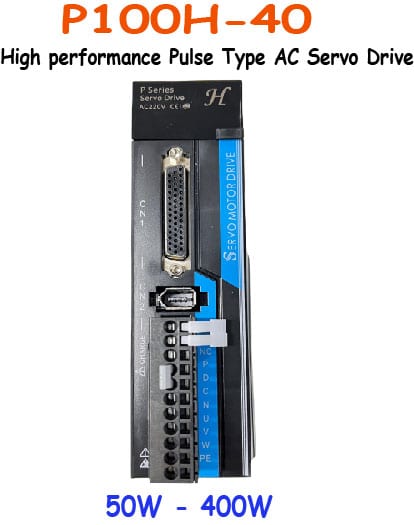 P100H-40 High performance Pulse Type AC Servo Drive