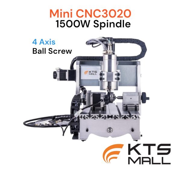 Mini CNC3020-1500W-4Axis