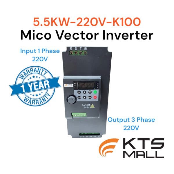 5.5KW-220V KD100 Inverter