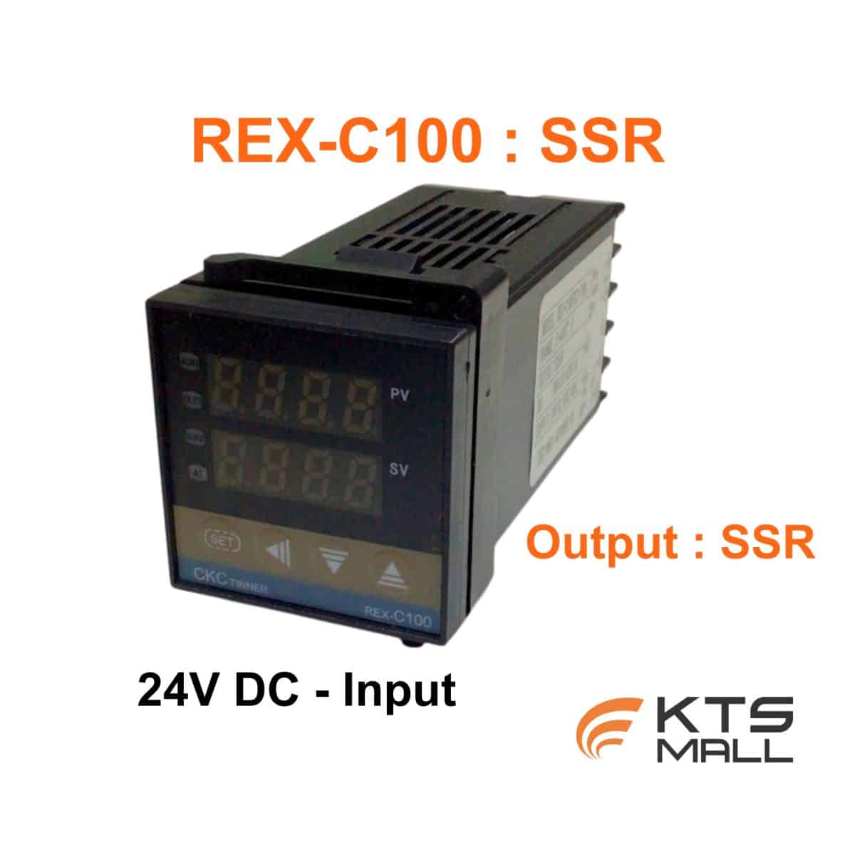 REX-C100-SSR-24VDC. Temp.Controller - คลองถมช้อปปิ้งมอลล์