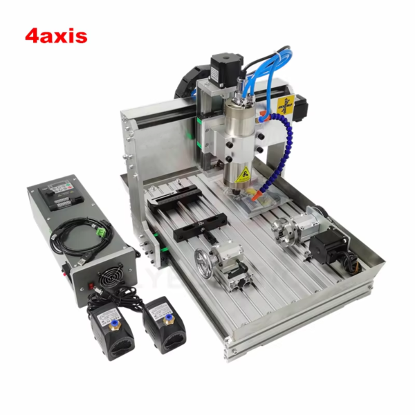 Mini CNC 3040L 1500W เครื่องแกะสลัก CNC 4 แกน