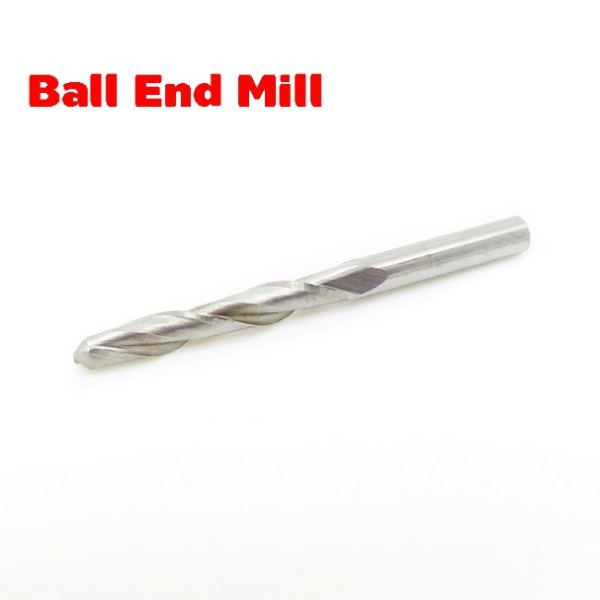 Ball Nose End Mill 3.175*3mm.Cutting 22mm