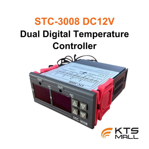STC-3008 Dual Digital Temperature Controller DC12V