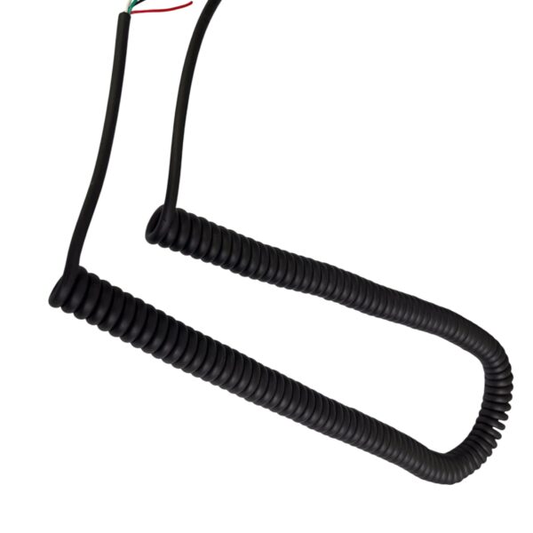 Spiral Cable 4core x 0.25sqmm.ยืดออก 3ม. วัสดุด้าน